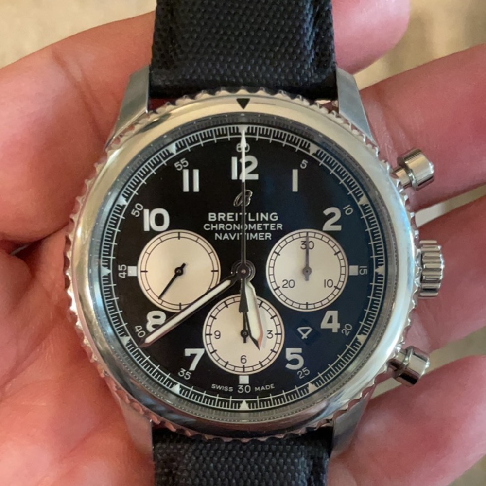 Breitling Navitimer Aviator 8 Chronograph AB0117 MSRP $8k